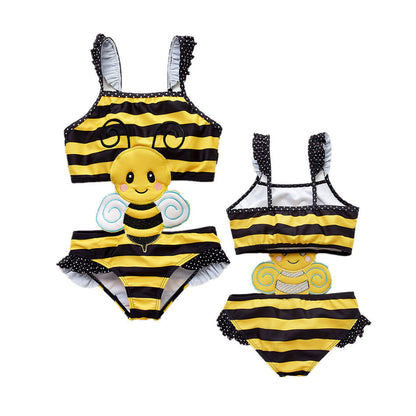 Children Teens Babies Girl Cartoon Cute One Piece Swimsuit