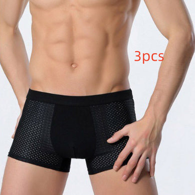 Men's Mesh Strand Air Breathable Summer Ice Silk Shorts